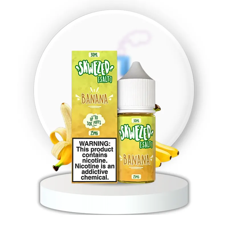  Skwezed Salt- Banana 30ml 
